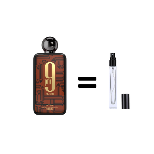 Decant 9 PM Elixir Afnan Parfum