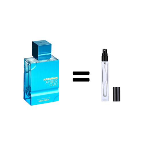 Decant Haramain Amber Oud Aqua Dubai